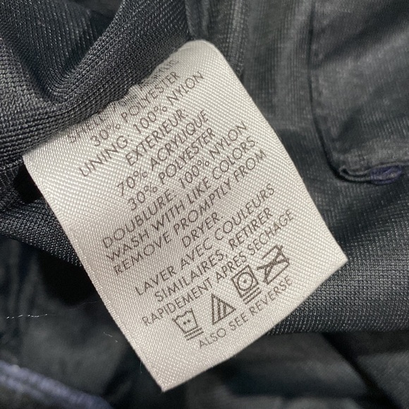 PENDLETON vest Full Zip Fleece Collared Small‎ Black charcoal gray Sherpa - Picture 4 of 5